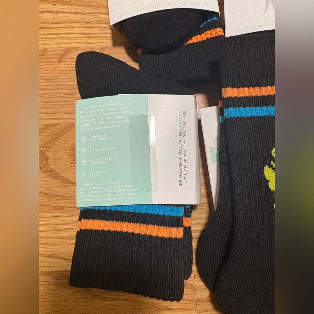 BOMBAS X-Small Kids Socks NWT 6 pairs - Picture 3 of 5